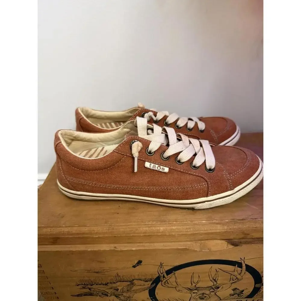 Taos Moc Star canvas sneakers in a terracotta Size 6 - Picture 6 of 8